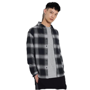 Da <span class=keywords><strong>uomo</strong></span> in maglia Anti-Pilling flanella <span class=keywords><strong>a</strong></span> <span class=keywords><strong>quadri</strong></span> <span class=keywords><strong>a</strong></span> maniche lunghe camicie invernali Casual in cotone 100% versatili - Product Image 1