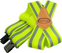 Bretelles de sécurité réfléchissantes MELOTOUGH | Bretelles de travail avec bande réfléchissante haute visibilité pour maintenir la ceinture porte-outils