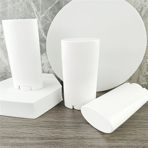 75ml <span class=keywords><strong>2</strong></span>.5oz nhựa khử mùi <span class=keywords><strong>container</strong></span> <span class=keywords><strong>Twist</strong></span> oval Lip Balm Ống DIY rỗng dính ống cho son môi Balm Lotion chai nhựa - Product Image 2