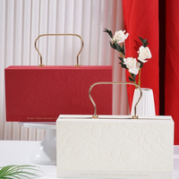 Carpetas de Boda Portátiles de Alta Gama con Relieve de Rosas, para Damas de Honor, Día de San Valentín, 8 de Marzo, Día de la Mujer, Duraderas, Reciclables, Rígidas, con Protección UV