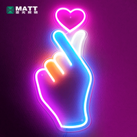 Letrero de Neón LED con Forma de Corazón, Luz Personalizada |   Lámpara Decorativa Romántica para Pared de Dormitorio |   Regalo de San Valentín para Ella |   Fábrica Mayorista