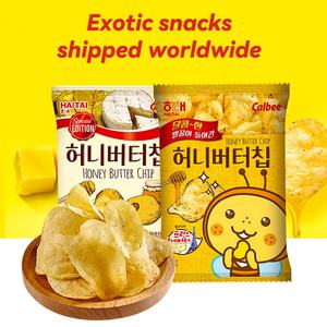 Chips de pommes de terre coréennes Calbees 60g, saveur <span class=keywords><strong>miel</strong></span> et beurre, snacks exotiques, vente chaude - Product Image 3