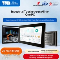 PC Todo en Uno Industrial Táctil con Windows de 7/10.1/13.3/15/15.6/17/19/21.5 Pulgadas, I5 de 6.ª Generación, para Monitoreo de Protección Ambiental