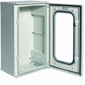 FL259B Personalizzabile con custodia in poliestere Hagers da parete con porta trasparente H500 W300 D200 Orion - Product Image 1