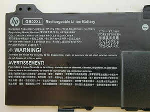 Batería para portátil L42583-002 para HP Chromebook 11 G7 EE L42583-002 7.7V 47.3Wh 6000 mAh GB02XL - Product Image 3