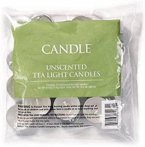 Velas de cera de parafina para regalo de cumpleaños, luces de té sin perfume para quemar 8 horas, 100/pkg - Product Image 3