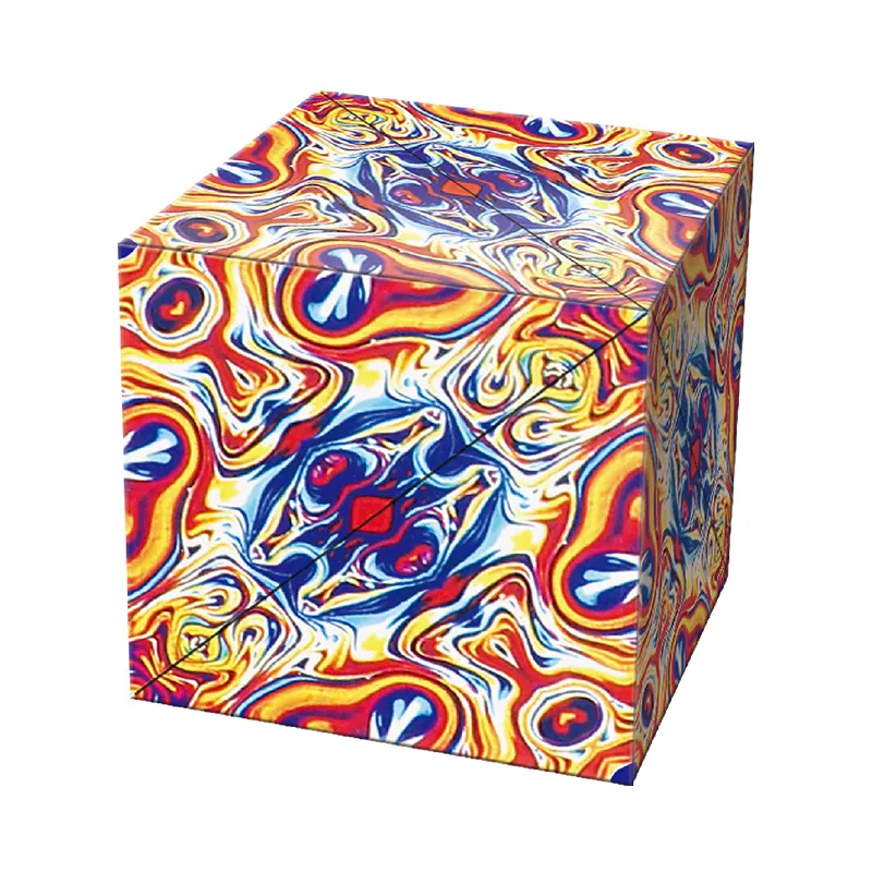 आकार स्थानांतरण बॉक्स 36 दुर्लभ पृथ्वी मैग्नेट बदल देती में 70 से अधिक आकार कारखाने चुंबकीय विरूपण घन बच्चों की पहेली