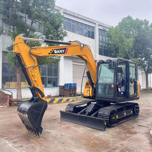 Mini Excavadora hidráulica sobre orugas Sany75 a la venta Original Sany75 con buenas condiciones de trabajo Características Componentes del núcleo del engranaje del motor - Product Image 1