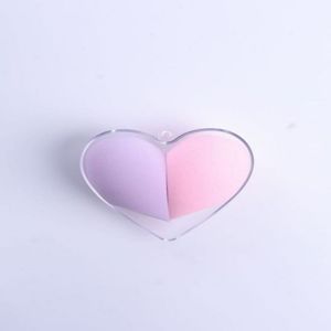 Giảm Giá Hàng Đầu <span class=keywords><strong>2</strong></span> Miếng Mút Trang Điểm Hình Trái Tim Làm Đẹp Mặt Mút Trang Điểm Hình Trái Tim Siêu Mềm Đầy Màu Sắc - Product Image 1