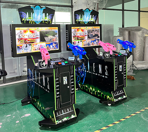 Machine de tir à monnayeur 42 pouces pour deux joueurs, jeu triple-en-un pour enfants sur le thème de la maison hantée, machine de jeu d'arcade - Product Image 3