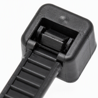 Bridas de nailon 66 autoblocantes para uso industrial, 100 mm, con certificación UL94 V-0 y resistencia al fuego IEC 62275