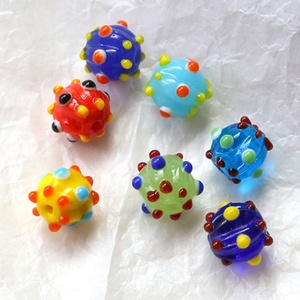 Fabricante de China, calabaza de Halloween, cuentas de vidrio esmaltadas antiguas, venta al por mayor, accesorios de joyería <span class=keywords><strong>DIY</strong></span>, cuentas de cristal de Murano a granel - Product Image 4