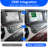 Kit d'interface décodeur sans fil CarPlay Android Auto pour Toyota Sienna 2011-2014 – Amélioration de l'écran d'origine
