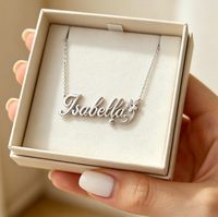 Collier personnalisé avec nom et lettre, fleur, en acier inoxydable plaqué or, bijoux de mode, chaîne, pendentif initial, colliers avec nom