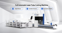 Machine de découpe laser industrielle CNC à alimentation automatique 3000W pour tubes métalliques, découpeuse laser à fibre pour tubes