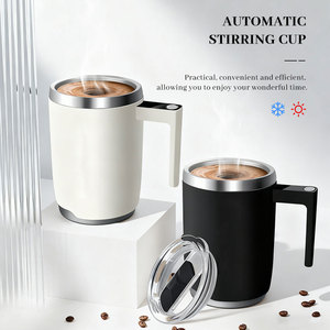 Mug intelligent en acier inoxydable avec couvercle, mug à café à agitation automatique, mug à café auto-agitant en acier inoxydable pour les voyages - Product Image 2
