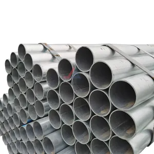 ERW 100 200 300 diameter 1 1.5 2 inch q235 schedule 20 80 galvanized steel pipe tube price