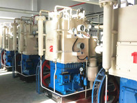 Compresseur vertical stationnaire de remplissage de bouteilles de gaz acétylène 2,5 MPa, capacité de remplissage 40m³, 80m³, 100m³, refroidi par eau, lubrifié à l'huile