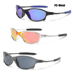 Outdoor Cycling Sports Red Alloy Arms Design TAC Customizable Blue Black Fashionable <strong>Lens</strong> Classic Men's Polarized Sunglasses - Product Image 1