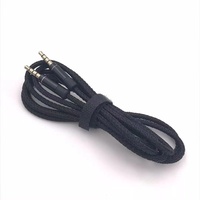 Câble Audio tressé en Nylon 1.5 m 3m câble AUX en nylon coloré métal 3.5 à 3.5 mâle