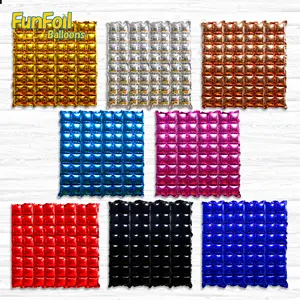 Funfoil Hot Sell Inflatable Background Wall Balloons Square Balloon Cube Foil Balloons for Party Decoration