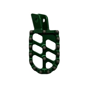 Repose-pieds de moto de haute qualité pour KLX110 KLX110L KX60, en alliage d'aluminium CNC anodisé multicolore, pour rénovation/amélioration - Product Image 1