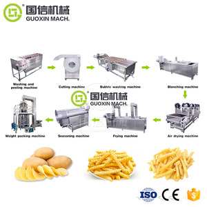 Continuous Fruit Chips Frying Processing Line Banana Slices Frying <b>Machine</b> Banana Chips Frying Production Line - Product Image 2