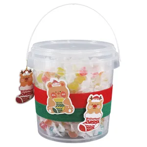 Cubo de plástico para embalaje de alimentos, cubo duradero para embalaje de comida de Navidad, 280ml, 350ml, 500ml, 1L, 1.5l, 4l