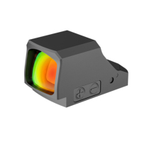 Optique tactique étanche OEM en alliage d'aluminium 7075 T6, viseur point rouge fermé 1x24X20, fonction Shake Awake, FMC Multi-Dot pour montage