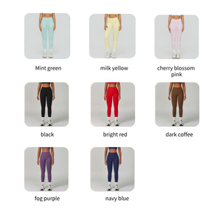 Leggings Deportivos para <span class=keywords><strong>Mujer</strong></span>, Diseño en V en la Espalda, Efecto Push-Up, Sin Costuras, Alta Elasticidad y Compresión, para Gimnasio, 2026 - Product Image 2