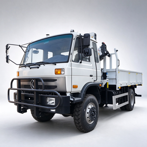 รถเครนติดตั้งบนรถบรรทุก DONGFENG 4x4 6 ตัน รถเครนไฮดรอลิก รถเครนเคลื่อนที่ สำหรับงานก่อสร้างและยกของ - Product Image 1
