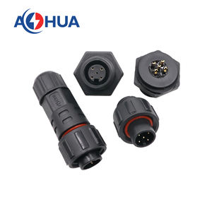 Connecteur <span class=keywords><strong>circulaire</strong></span> Aohua M16 2 3 4 <span class=keywords><strong>5</strong></span> broches mâle femelle à montage sur panneau 300V 250V 110V Connecteur électrique - Product Image 6