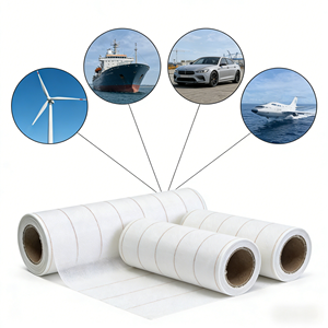 耐水性ナイロンリリースサーフェスピールプライファブリックレッドラインファイバーグラスメッシュクロス平織りアルカリフリーバキュームカット - Product Image 2