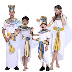 Disfraz de Halloween para Familia, Estilo Faraón de Cleopatra, Princesa Egipcia, Ropa de Cosplay, Fábrica China HP - Product Image 1