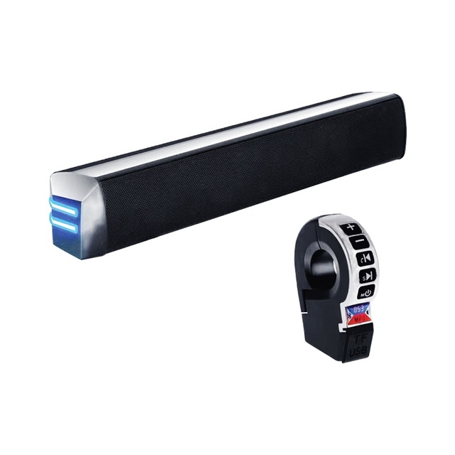 Hot Selling High Quality Sound Motorbike Speaker FM BT Motorcycle Long Size Audio