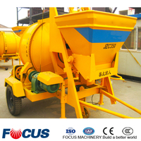 Mezclador de hormigón pequeño diésel portátil/máquina mezcladora de hormigón con motor diésel 350l con bomba