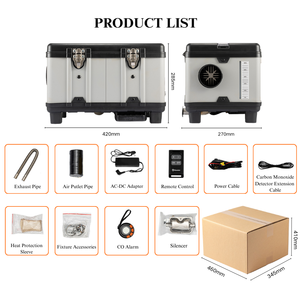 เครื่องทำความร้อนอากาศดีเซลอเนกประสงค์ ติดตั้งง่าย 2KW 5KW 12V 24V สำหรับรถยนต์ รถบรรทุก บ้าน รถบ้าน และรถขยะ - Product Image 4