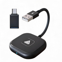 Adaptateur CarPlay filaire vers sans fil, dongle USB CarPlay, plug and play, connexion automatique, boîte de conversion multimédia automobile pour iOS ou Android