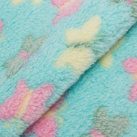 Tissu en flanelle imprimé 280 GSM 100 % polyester tissé, anti-boulochage, respirant, sergé chaîne, pour vêtements et ameublement, pour hommes et femmes, fabriqué en Chine