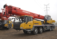 Grue mobile TopBrand STC500C5-8 50T 56.0m avec moteur pour le chargement de conteneurs en port et la manutention de marchandises sur les sites de projets