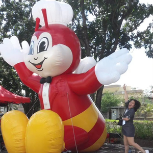 شخصيات كرتونية عملاقة قابلة للنفخ بطول 20 قدمًا مصنوعة من البي في سي أو النايلون حسب الطلب - Product Image 2