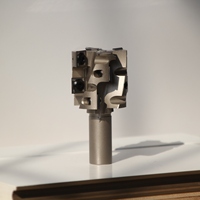 Tête de coupe hélicoïdale indexable de 50 mm avec plaquettes en carbure, fraise spirale à 4 dents pour dégauchisseuse/défonceuse à bois