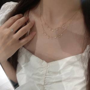 Pendentif Wenchi en forme de petit diamant, en argent pur S925, design brossé exquis, luxe haut de gamme, élégant et raffiné - Product Image 4