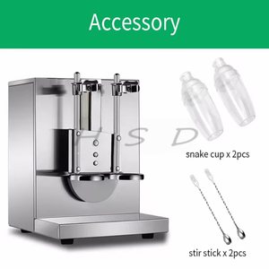 Machine à secouer automatique à double tête pour thé au lait et bubble tea à vendre - Product Image 5
