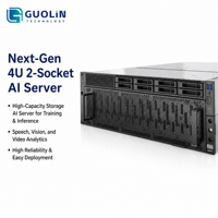 Harga Pabrik FusionServer G5200 V7 4U 28-Bay 3.5" HDD 4-GPU AI Deep Learning Inference Rack Server