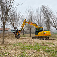 Offre Spéciale : Machine de Transplantation d'Arbres, Démonte-Arbres Hydraulique, Pelle à Arbres pour Excavatrice