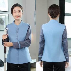 Uniformes de Trabajo para Personal de Limpieza, <span class=keywords><strong>Traje</strong></span> de Manga Larga para Mujer, Uniforme de Camarera para Habitaciones de Hotel - Product Image 5