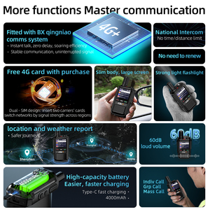 Ksun CT101 duy nhất & nhóm cuộc gọi intercom 5000km không giới hạn khoảng cách Walkie Talkie 4 gam LTE xinpoc Global-PTT đài phát thanh - Product Image 2