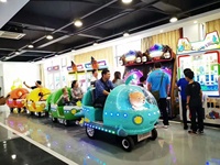 Mini Tren Eléctrico para niños, parque de atracciones con temática oceánica, a la venta