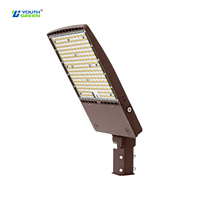 Lumière LED pour boîte à chaussures avec capteur photocellule réglable 300W-240W-180W pour l'éclairage des parcs et des parkings, 3CCT sélectionnables, éclairage extérieur DLC6.0